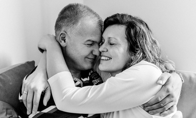 a happy couple 