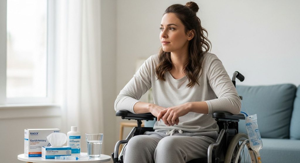 woman with spinal cord injury 